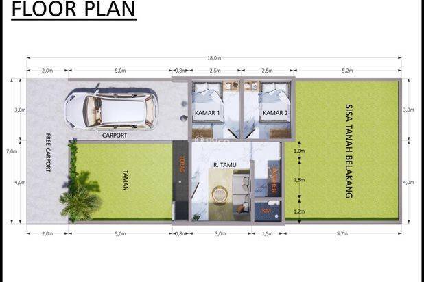 RUMAH CANTIK TANAH PALING LUAS DI UTARA PRAMBANAN