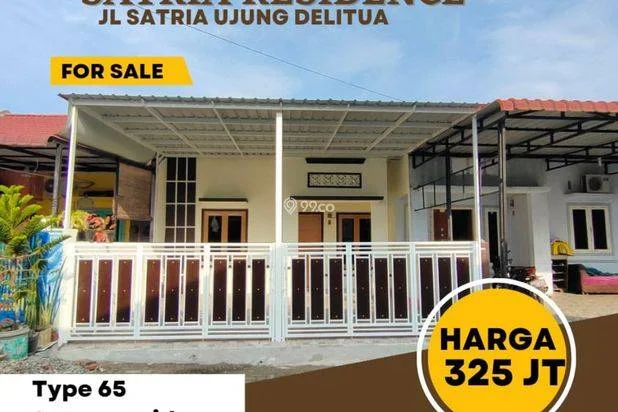 RUMAH SECONDARY 300 JUTAAN KOMPLEK SATRIA RESIDENCE DELI TUA