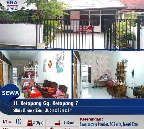 Rumah Tengah Kota Jalan Ketapang, Pontianak Selatan