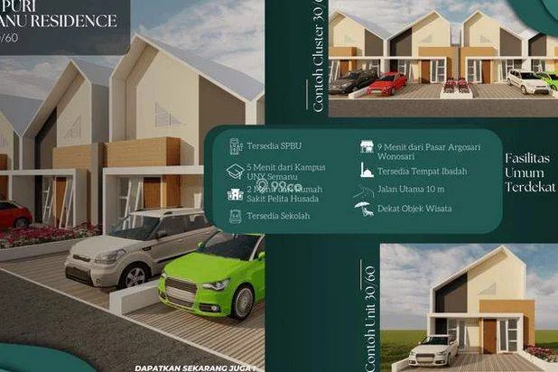 RUMAH MODERN TERCANTIK MURAH TANPA DP DI SEMANU