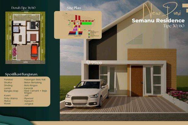 Rumah Murah 100 Jutaan Hanya 4 Menit Ke Kampus Uny Gunungkidul