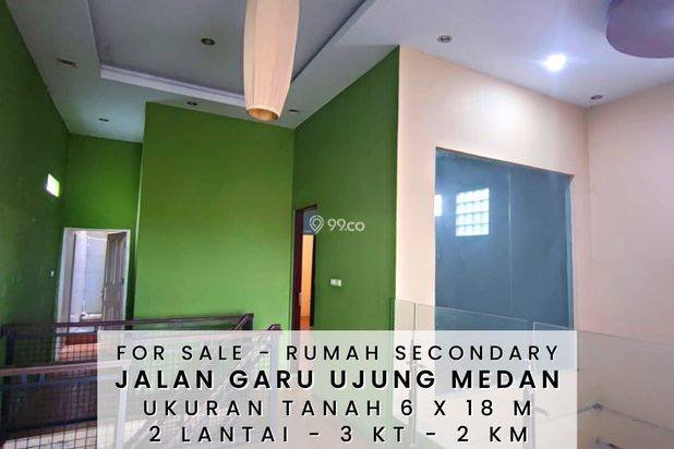 RUMAH SECONDARY DI BAWAH HARGA PASARAN - JL GARU MEDAN AMPLAS