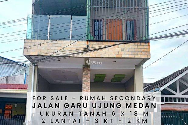 RUMAH SECONDARY DI BAWAH HARGA PASARAN - JL GARU MEDAN AMPLAS