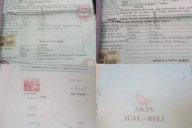 Tanah di Parongpong Lembang Bandung Barat dekat ke Jalan Raya