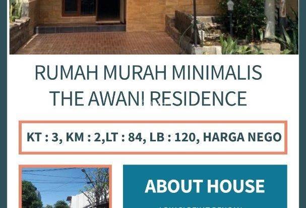 Dijual Rumah Siap Huni Dlm Cluster Awani Residence,Dkt TOL