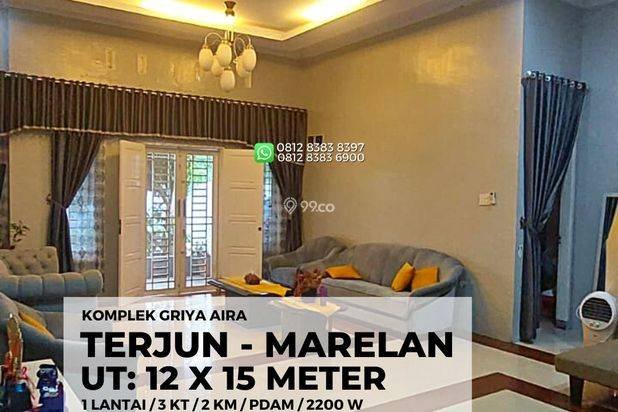 Rumah secondary tanah lebar 12 m - Griya Aira Terjun Marelan