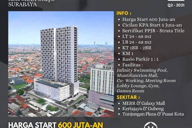 Apartemen belleview manyar mulyorejo dkt pakuwon city surabaya