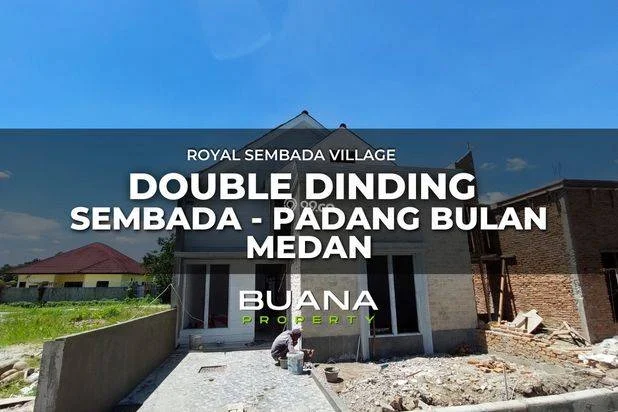 Rumah Double Dinding - 500 Jutaan - Dekat Kampus USU - Jl Semb