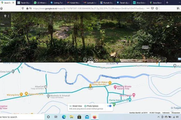 Tanah 300m menuju Obyek Wisata Karang Tirta Rp 125jt Total