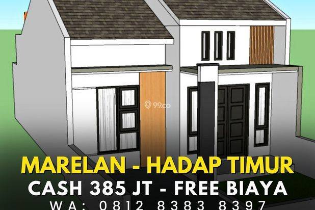 RUMAH CANTIK 300 JUTAAN DI MARELAN - RUMAH HADAP TIMUR