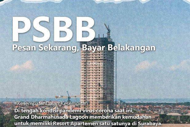 Apartemen Grand Dharmahusada lagoon Mulyorejo Surabaya Timur