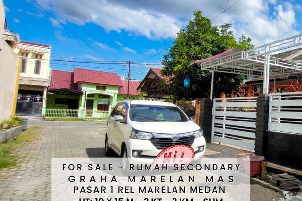 RUMAH LEBAR TANAH 10 METER - DALAM KOMPLEK GRAHA MARELAN MAS
