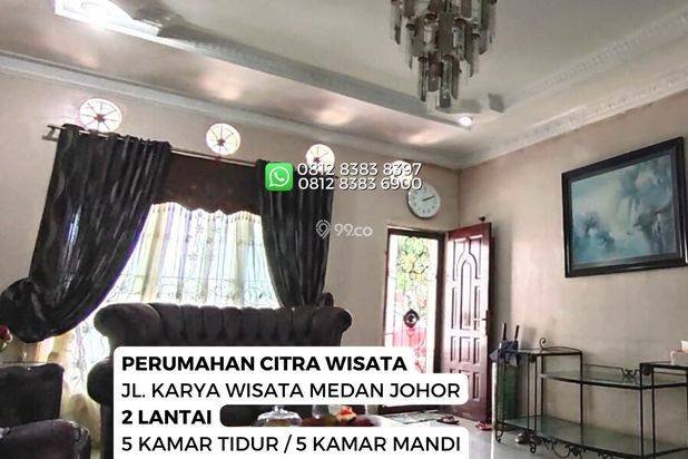 Rumah Murah 2 lantai di Komplek Citra Wisata Medan Johor Rumah Murah 2 lantai di Komplek Citra Wisata Medan Johor