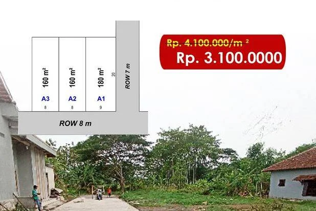 Tanah Kavling Tegal Kota, SHM Unit Utara RS Mitra Keluarga