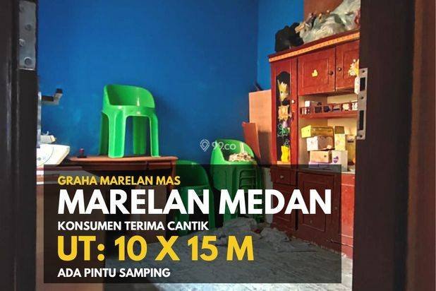 Rumah Tanah Lebar 10 meter Graha Marelan Mas Marelan Medan