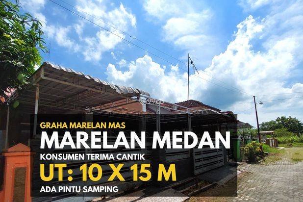 Rumah Tanah Lebar 10 meter Graha Marelan Mas Marelan Medan