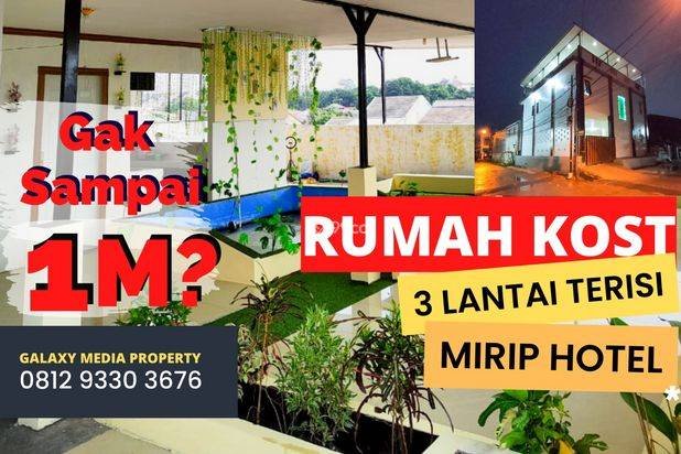 Rumah Kost 3 Lantai Gaya Hotel Di Jatiasih, Bekasi