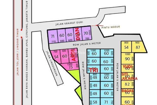 Rumah Murah Akses Tol di Bambu Apus Cipayung Jakarta Timur