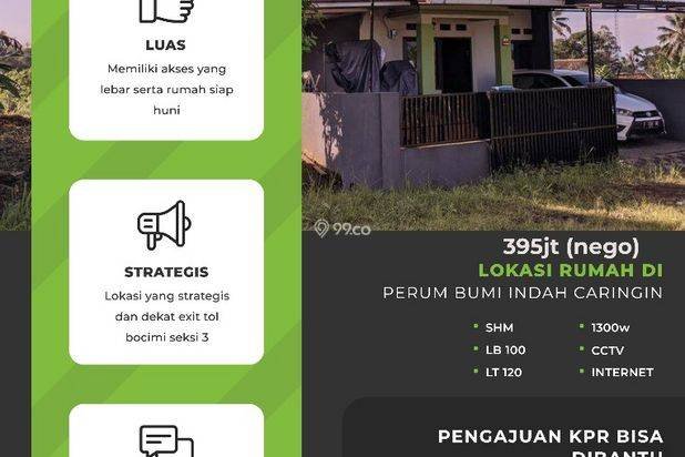 Dijual Rumah Nyaman Sejuk di Caringin Sukabumi