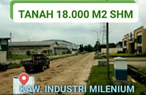 Tanah Industri Milenium 1.8 Hektar Tigaraksa Kab Tangerang