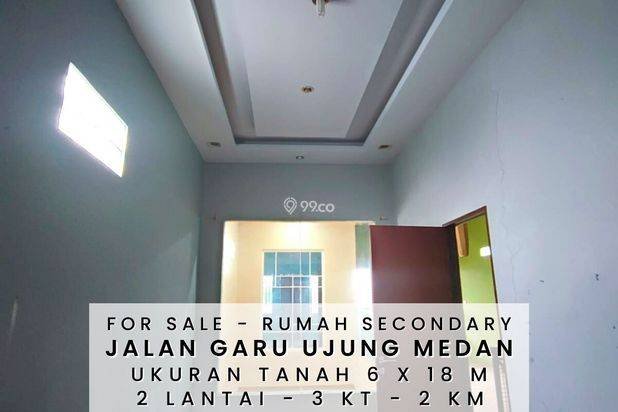 RUMAH SECONDARY DI BAWAH HARGA PASARAN - JL GARU MEDAN AMPLAS