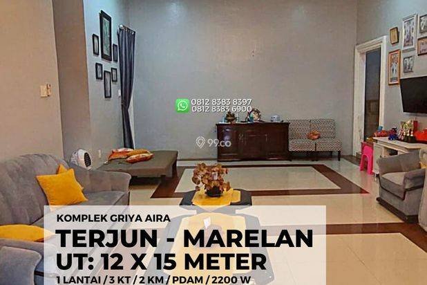 Rumah secondary tanah lebar 12 m - Griya Aira Terjun Marelan