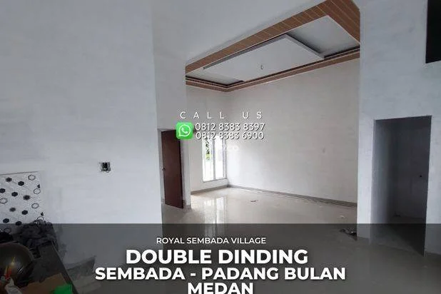 Rumah Double Dinding - 500 Jutaan - Dekat Kampus USU - Jl Semb