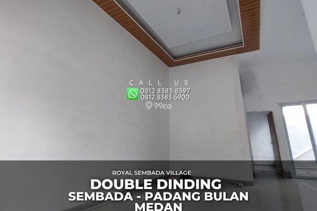 Rumah Double Dinding - 500 Jutaan - Dekat Kampus USU - Jl Semb