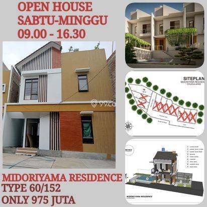 Rumah 2 Lantai Ala Jepang Bonus Kolam Renang Midoriyama Reside