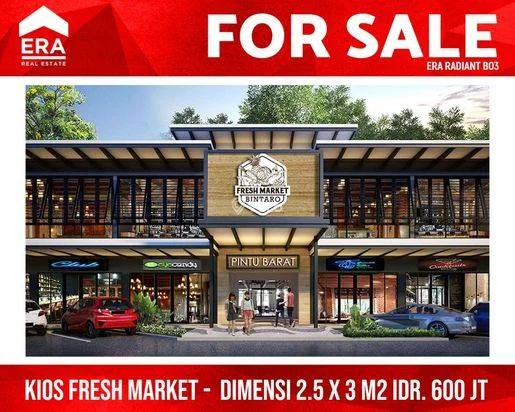Dijual Cepat Ruko di Fresh Market Bintaro