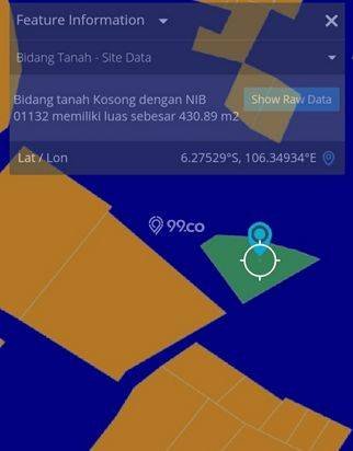 Tanah Industri 430m2 SHM Di Kec Jawilan Kab Serang Banten