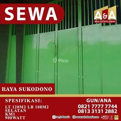 DIKONTRAKKAN RUKO SIDOARJO