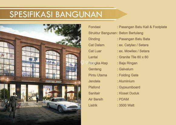 Ruko 3 Lantai Bangunan Baru di JL Kusumanegara Kota Jogja