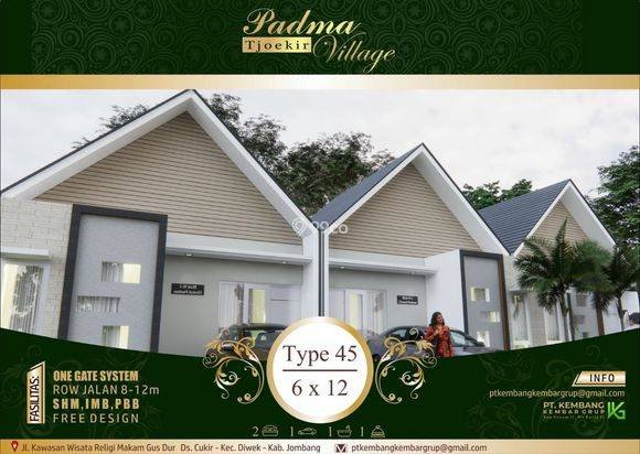 Rumah Baru Siap Huni dan Strategis di Kawasan Makam Gusdur Jom