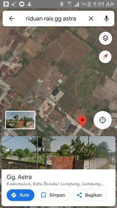 Tanah di Bandar Lampung