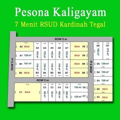 Kavling SHM Darat Pesona Kaligayam, 12x Cicil Tanpa Bunga
