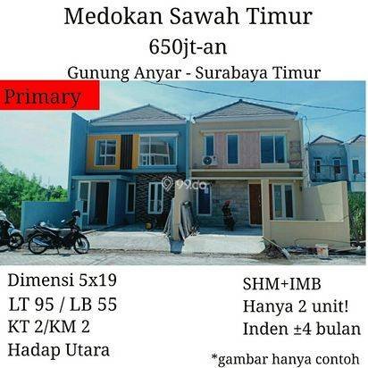 Rumah Medokan Sawah timur Surabaya Timur Gunung Anyar OERR MER Rumah Medokan Sawah timur Surabaya Timur Gunung Anyar OERR MER