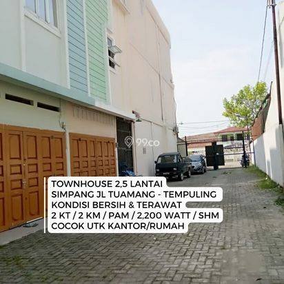 Murah Townhouse dalam komplek Simpang Tuamang Tempuling Medan
