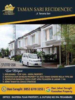Rumah Cluster Di Dekat Lapangan Golf Simpang Tiga Area Bisnis Dan Kuliner