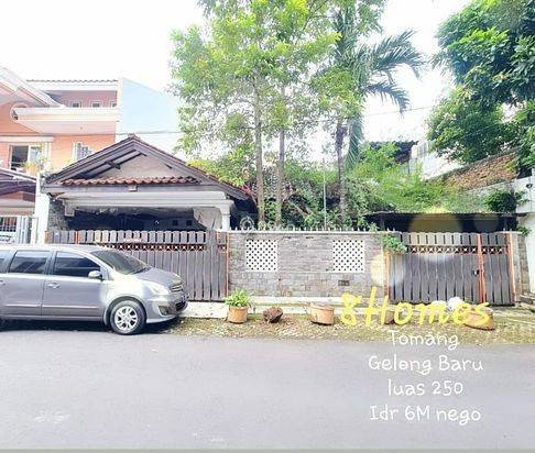 Rumah Hitung Tanah 250 Gelong Baru Tomang Grogol
