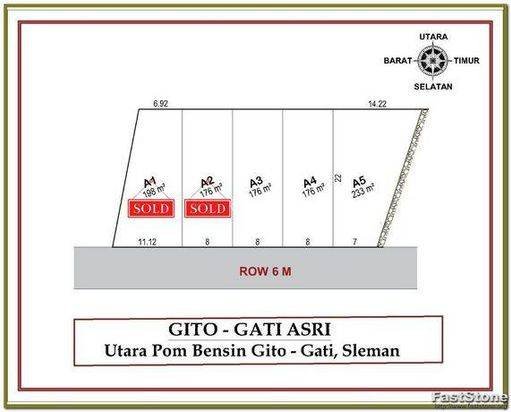 Kavlingan Murah 500 Meter Ke Spbu Jalan Gito Gati Shm Pasti 