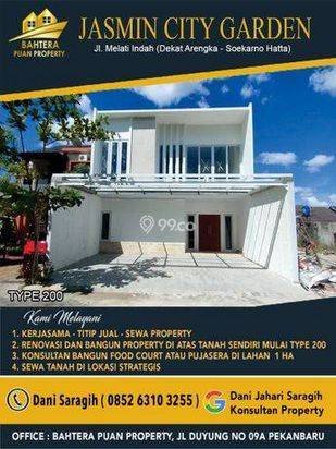 Rumah Baru Unfurnished SHM di Jl Soekarno Hatta, Pekanbaru