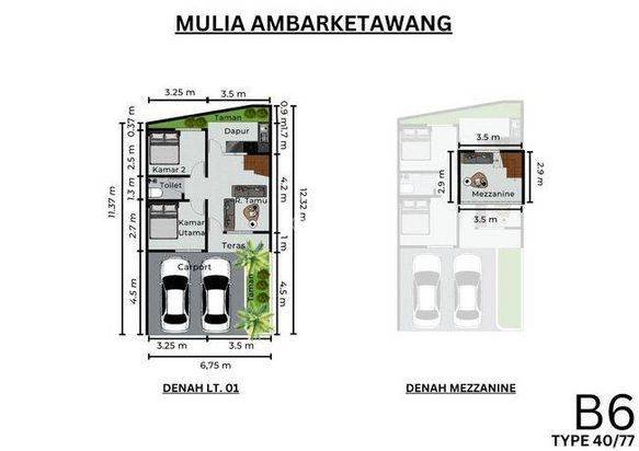 Rumah 2 Lantai Dalam Cluster Model Scandinavian di Sleman