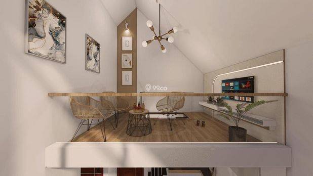 Rumah Modern Dengan Mezzanine Dekat Kampus Umy Scurity 24 Jam
