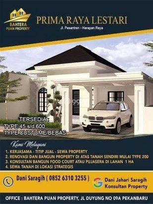 Rumah Baru Unfurnished SHM di Jl Soekarno Hatta, Pekanbaru