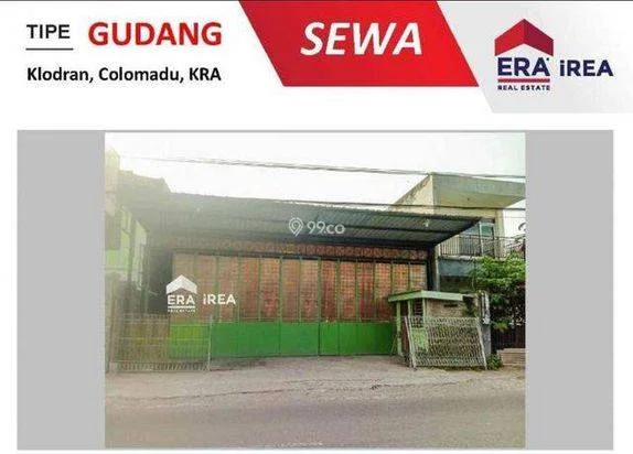 Gudang luas 420 m dekat exit tol Klodran 