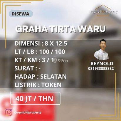 Rumah Baru Semi Furnished di Waru, Sidoarjo