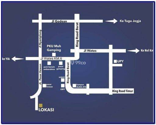 Rumah di Jogja Ambarketawang Gamping One Gate System Scandinavian