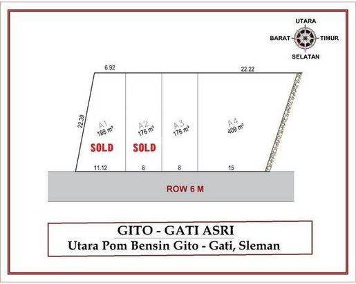 Jual Tanah Jogja Pinggir Jalan Aspal 