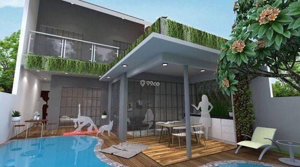 Rumah Bernuansa Villa Dengan Private Pool Di Utara Kampus Ugm